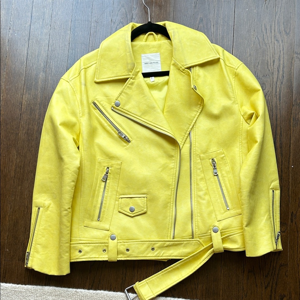 Avec les filles vegan biker jacket